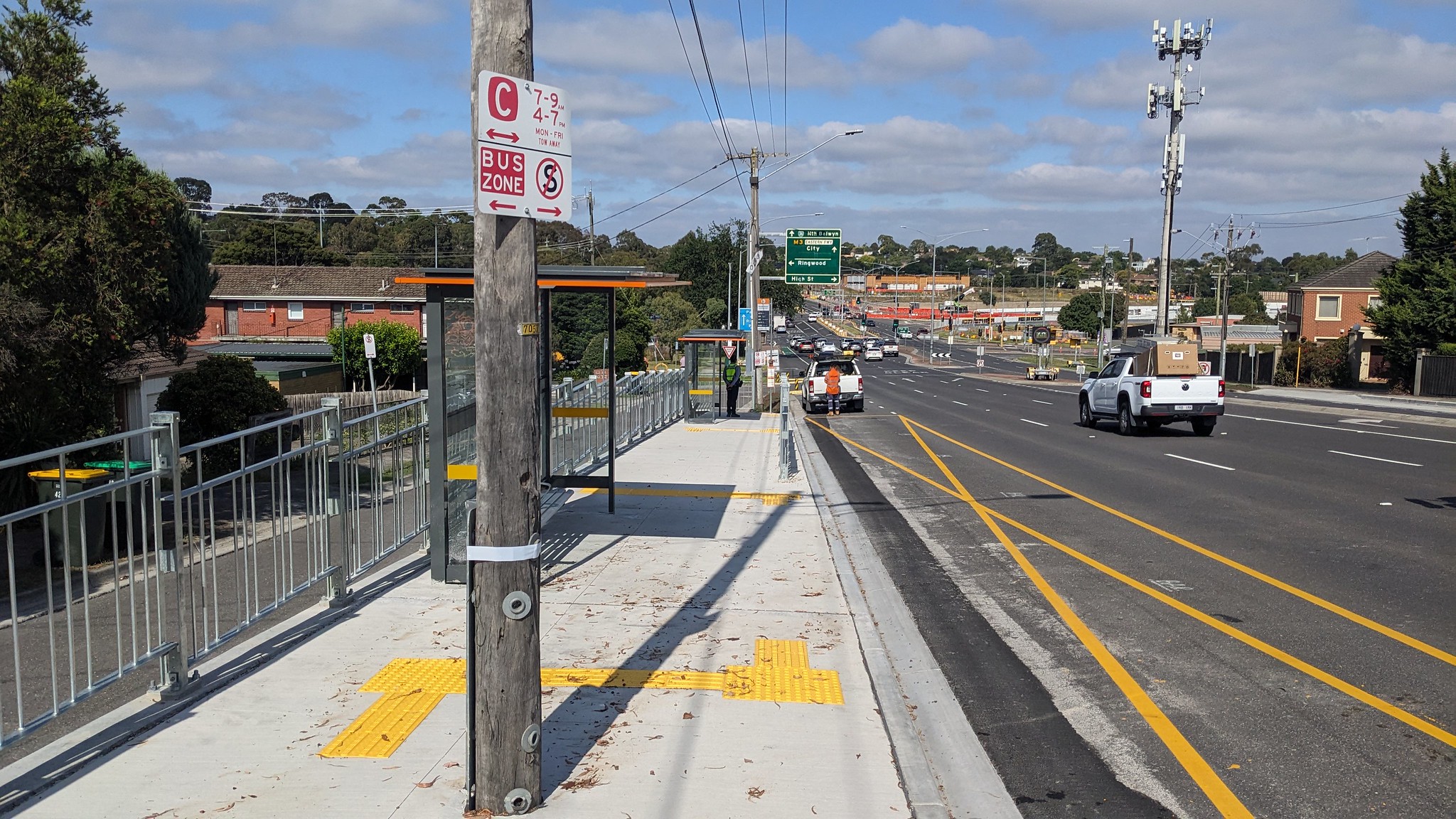 The new temporary Doncaster Park and Ride
