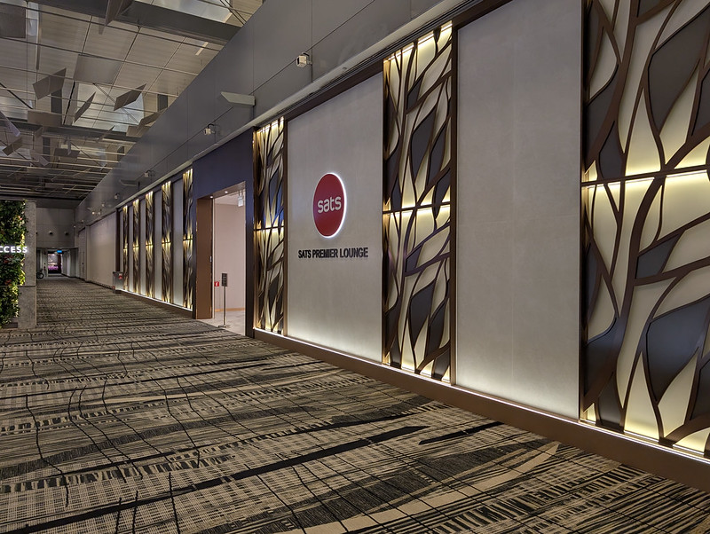SATS Premier Lounge at Terminal 3 in Changi Airport, Singapore